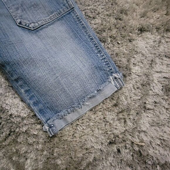 Juniors ZD Premium Denim Bermuda Shorts Rolled Raw Hem Size 5 - Picture 3 of 6